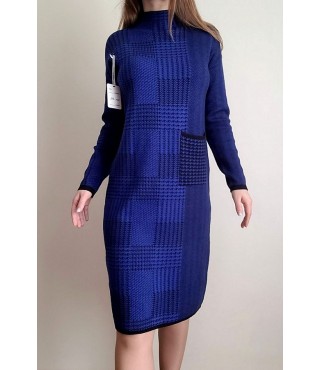 Nauja mėlyna suknelė su viena kišene